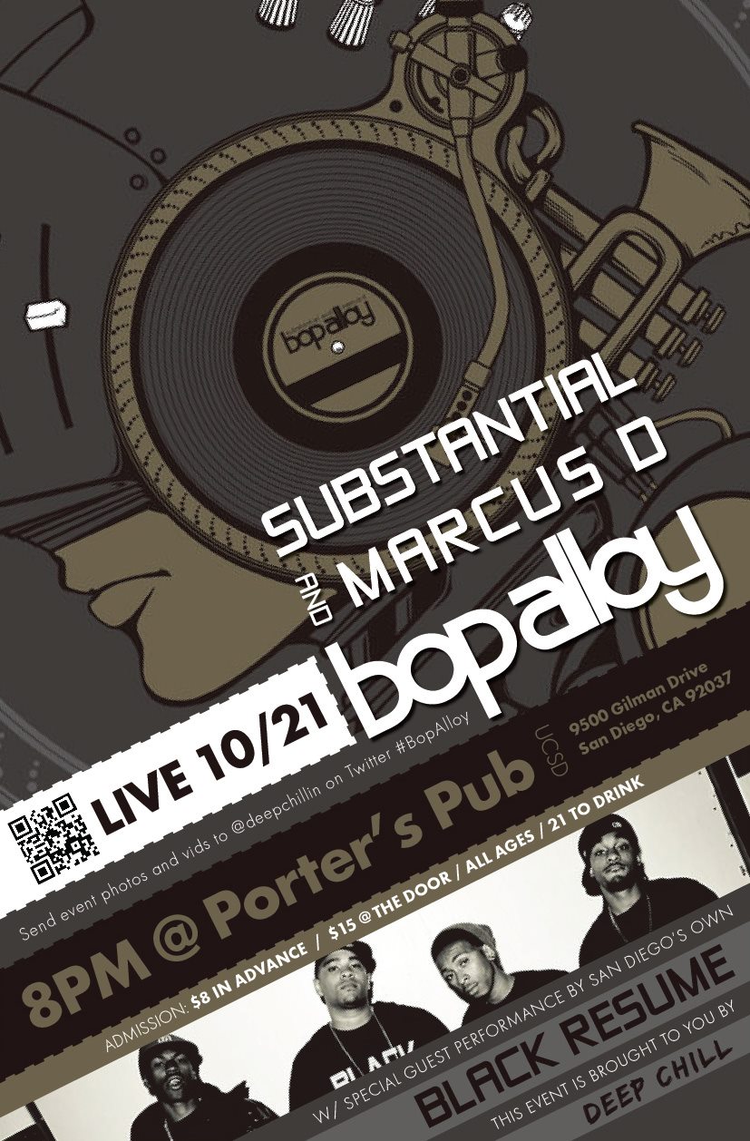 Performing With Bop Alloy At Porter’s Pub (San Diego, CA) Feat. Black Resume & Chris&nbsp;Young